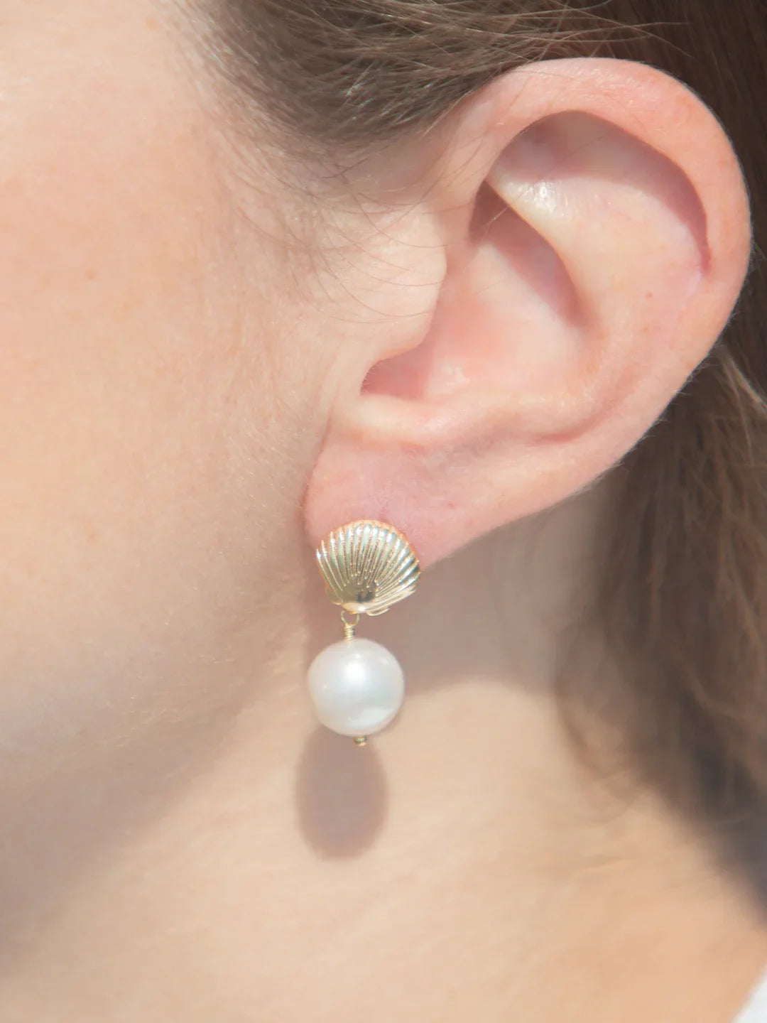 Tori Earrings - Pearl - Kerry McGauley