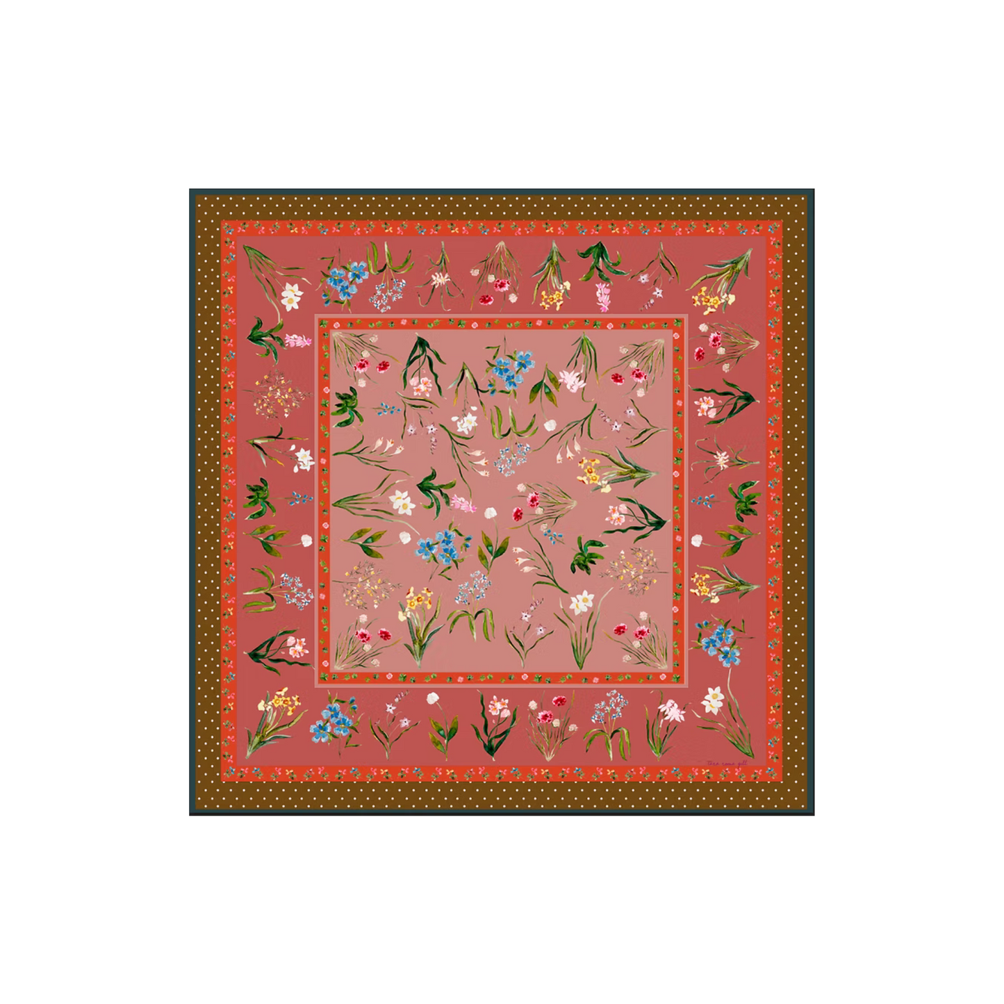 “She’s a Wildflower” Silk Scarf - Tara Roma Gill