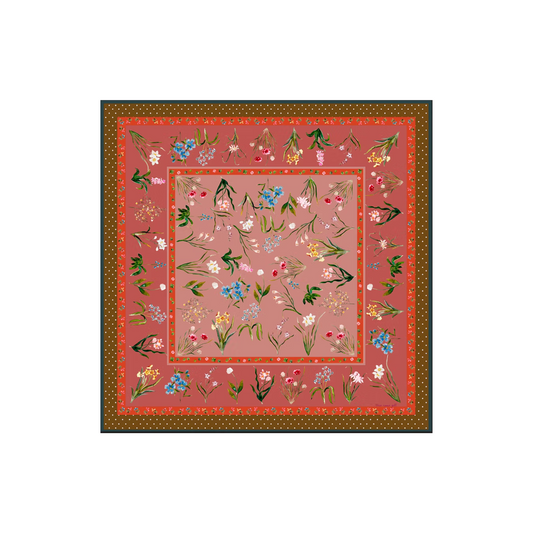 “She’s a Wildflower” Silk Scarf - Tara Roma Gill