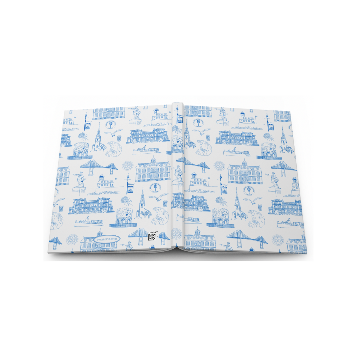 Newport Toile Journal - MarleyArted