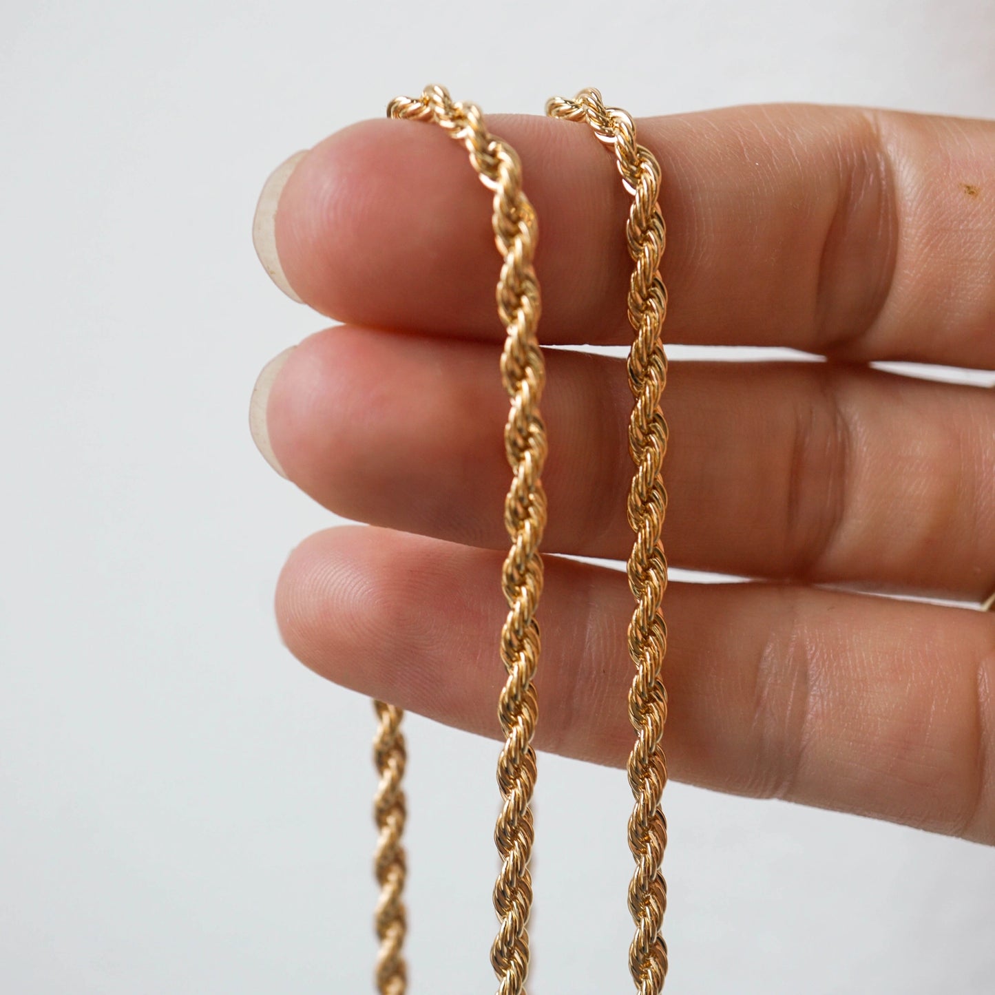 Rope Gold Filled Chain Necklace - JoeLuc