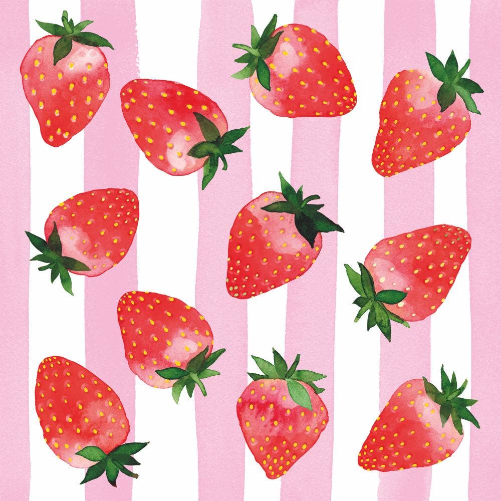 Strawberry Paper Napkins