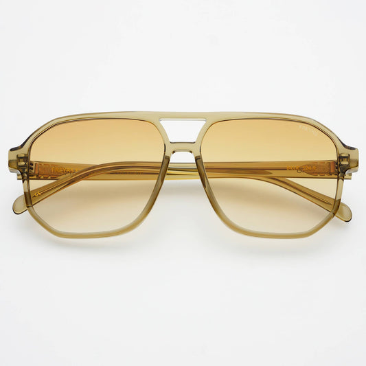 Billie Unisex Aviator Sunglasses - Olive - FREYRS