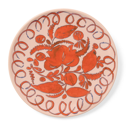 Amalfi Dessert Plate Pink - 9.1" Diameter