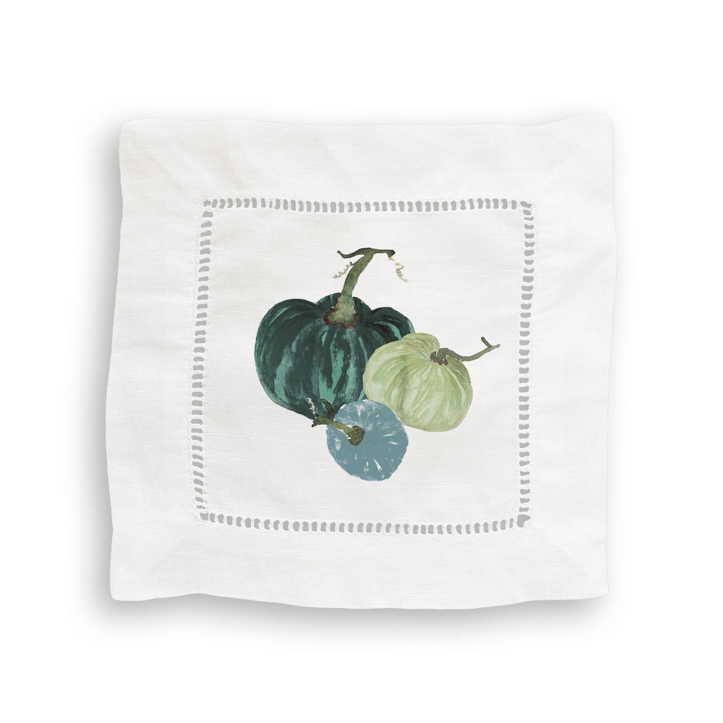 The Perfect Pumpkins Mixed Linen Cocktail Napkin Set
