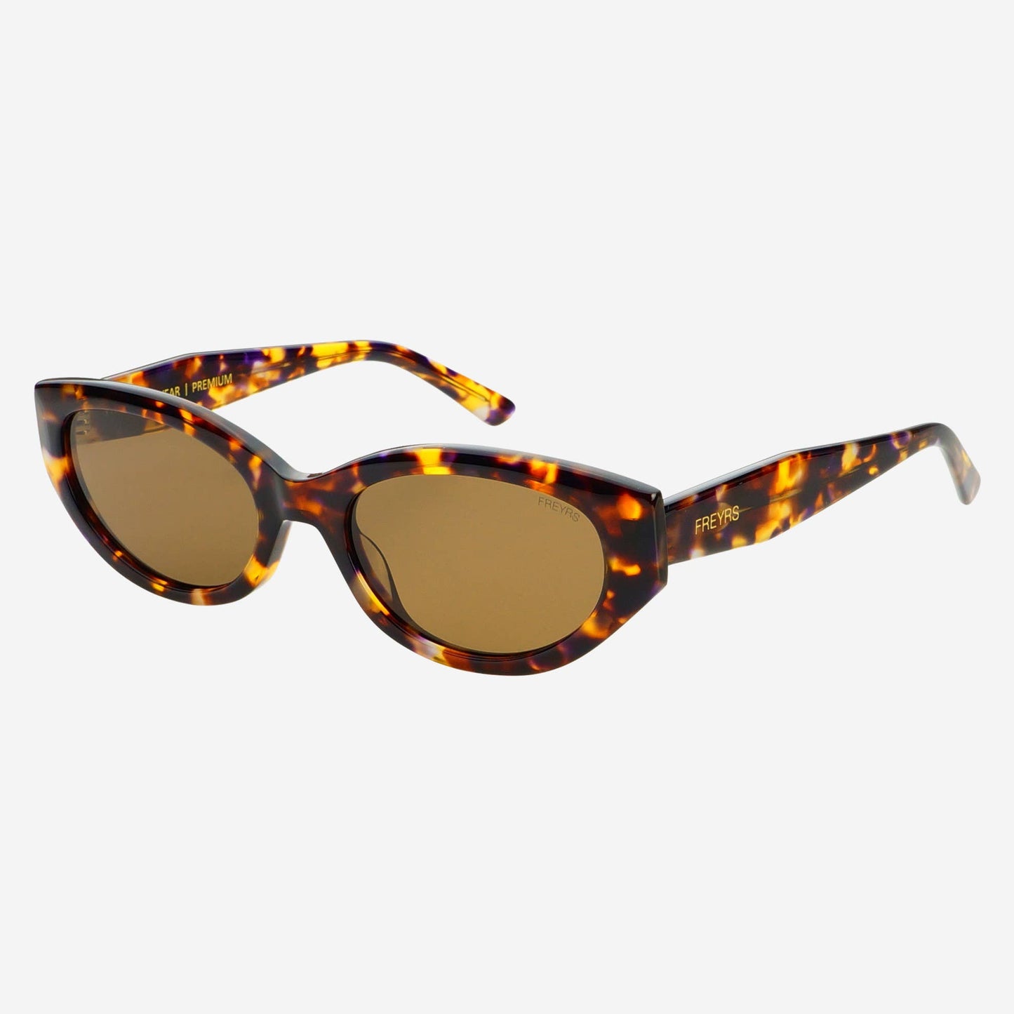 Ameli Acetate Cat-Eye Sunglasses - Tortoise - FREYRS