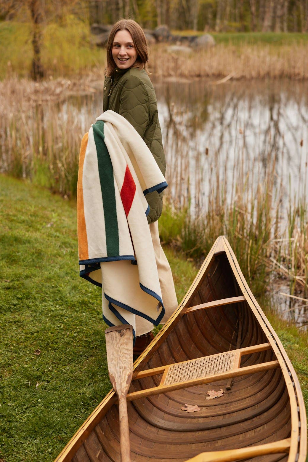 Vintage Center Stripes Blanket - Chappywrap