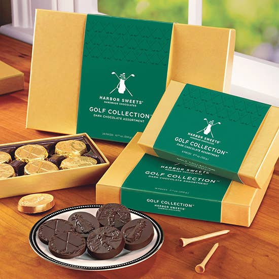 Harbor Sweets Chocolates Golf Collection - 8 pieces