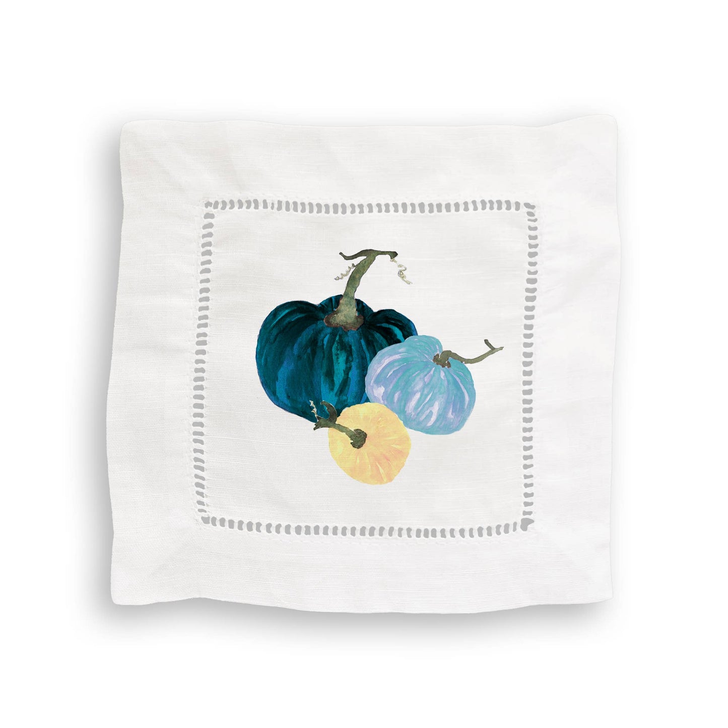 The Perfect Pumpkins Mixed Linen Cocktail Napkin Set
