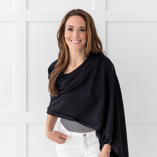 Dreamsoft Organic Cotton Travel Scarf - Black