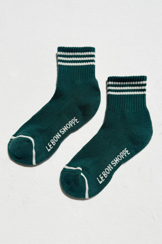 Girlfriend Socks - Hunter Green