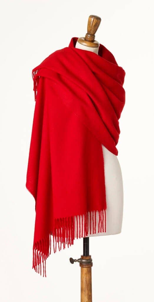 Blanket Scarf - Red