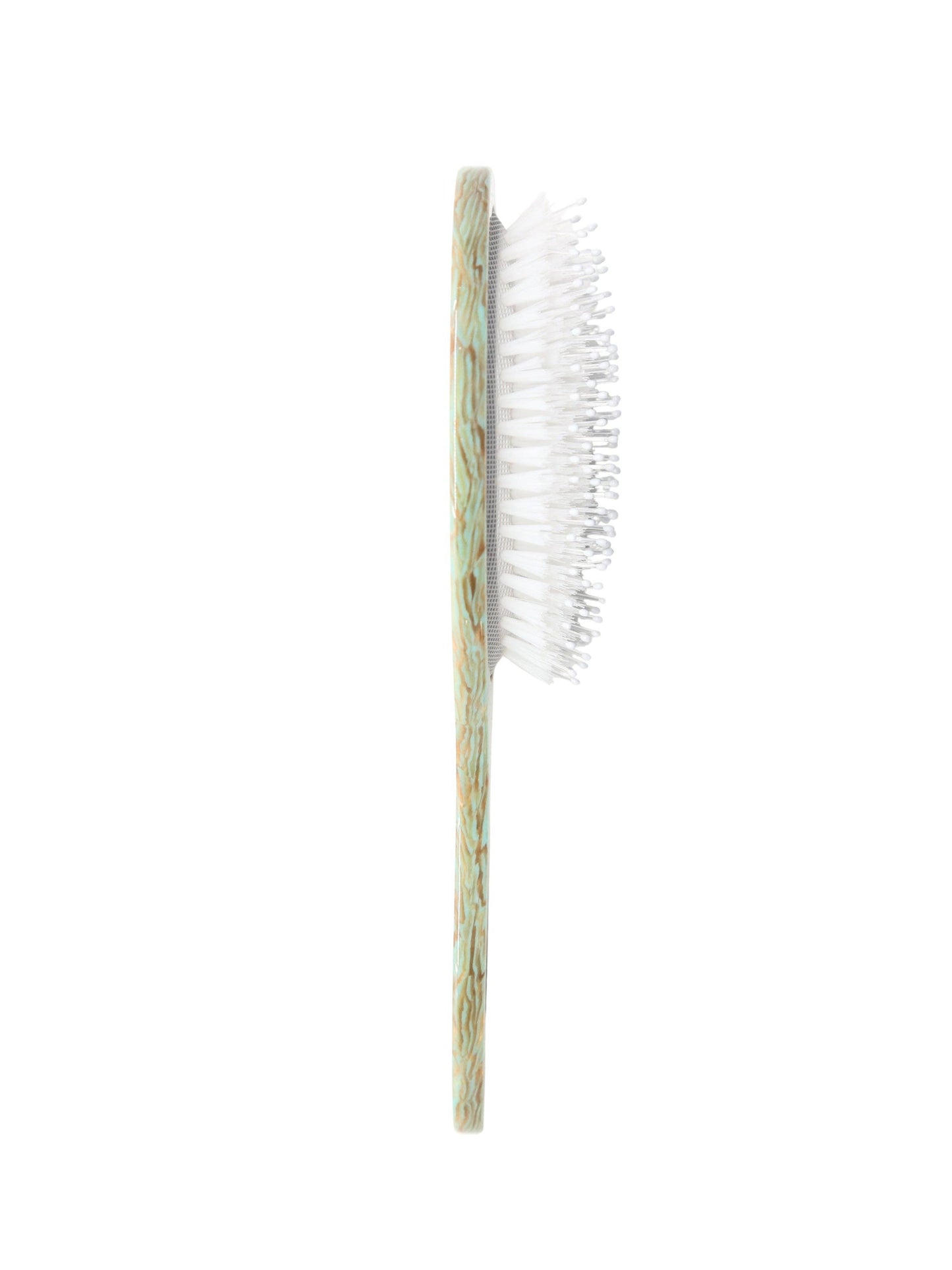 Hand-Painted Lotus Hair Brush