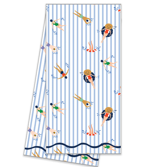 Cotton Tea Towel - Swimmers