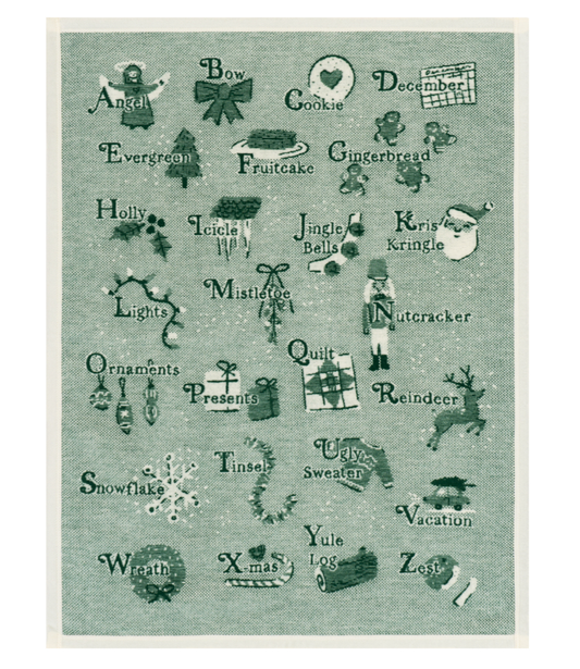 ABC's of Christmas Mini Blanket