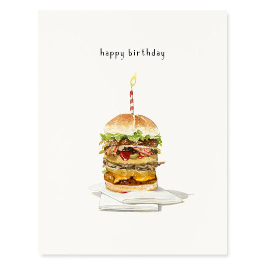 Birthday Burger - Birthday Greeting Card