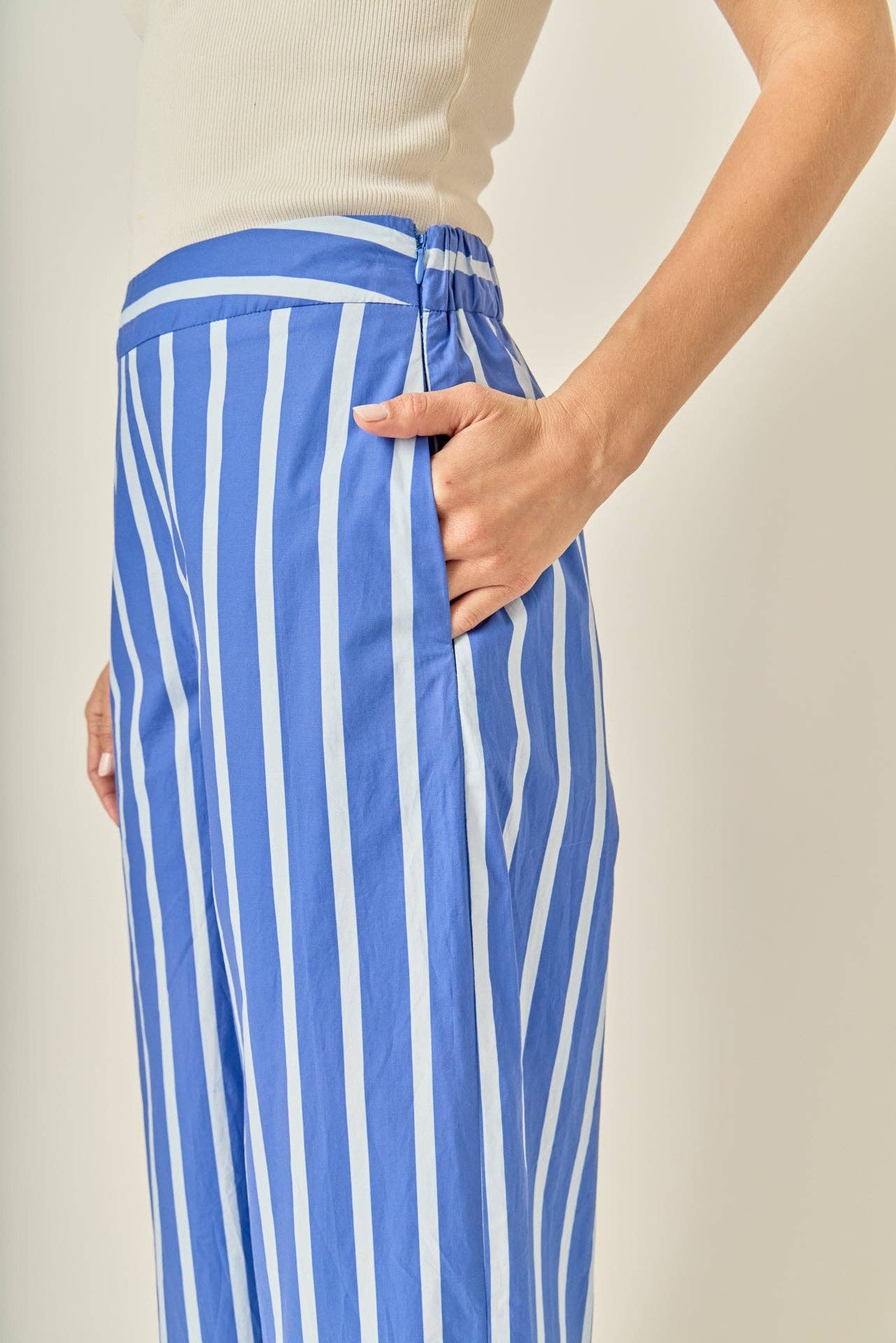 Stripe Long Pants - English Factory