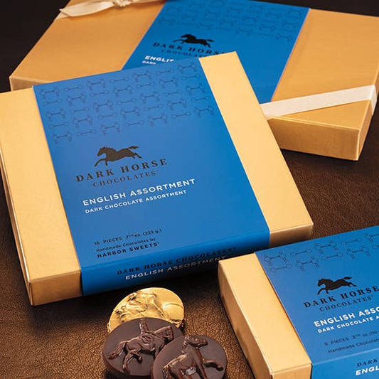 Dark Horse Chocolates in Dark Chocolate - 8 pieces