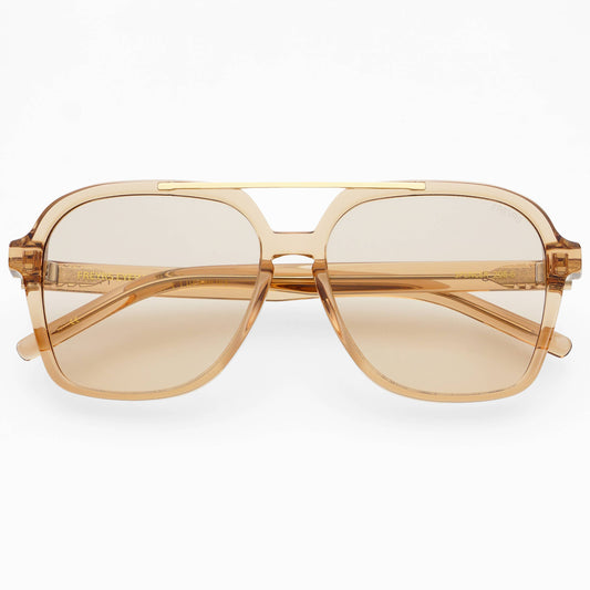 Spencer Unisex Aviator Sunglasses - Tan