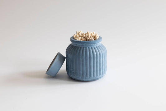 Apothecary Match Holder - Navy