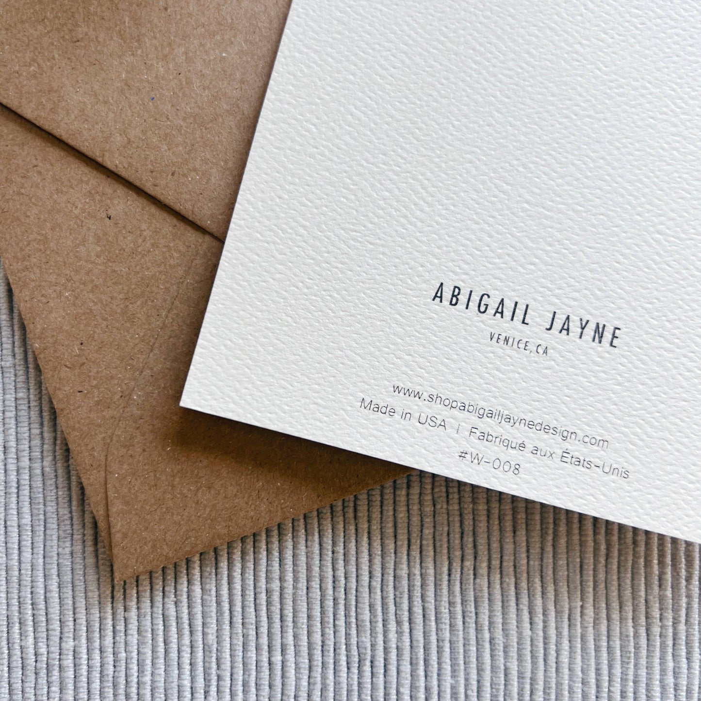 Wedding Rings Greeting Card - Abigail Jayne Design