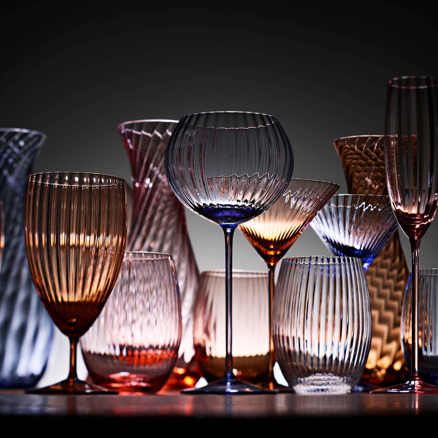 Quinn Ocean Martini Glasses, Set of 2