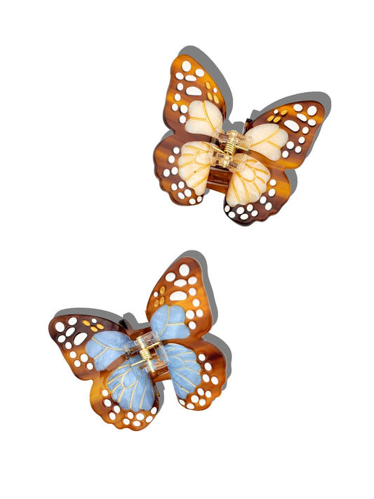 Butterfly Claw Hair Clip - Natural