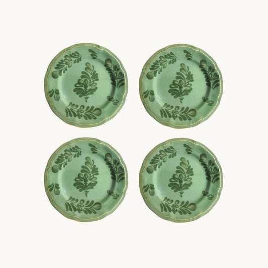 Gordes Green Dessert Plates (set of 4)