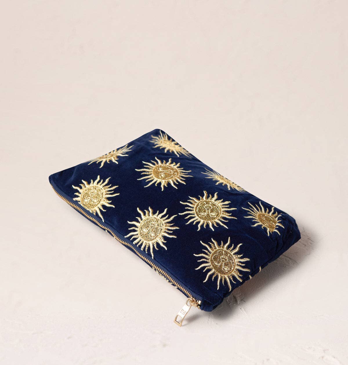 Sun Goddess Navy Everyday Pouch - Elizabeth Scarlett