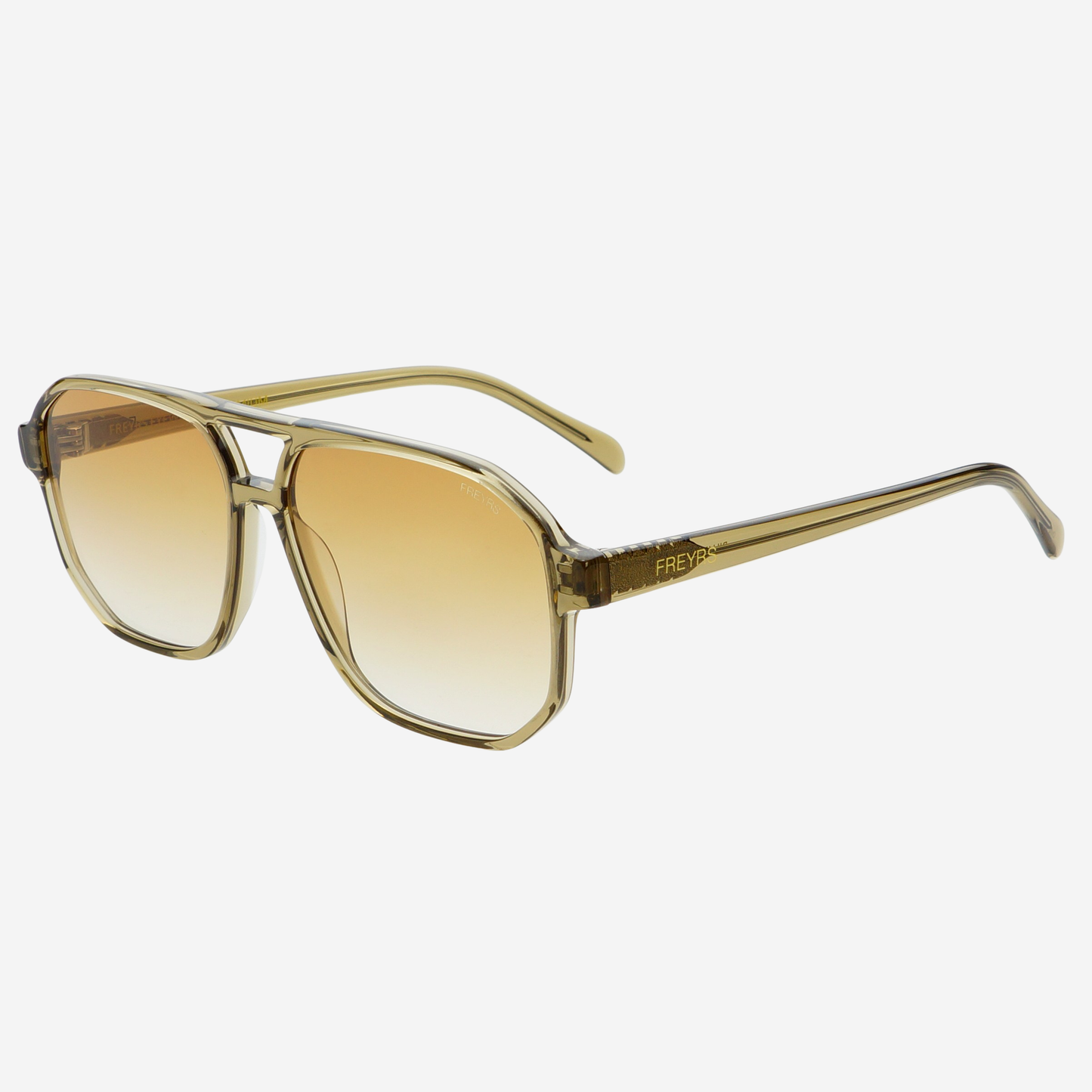 Billie Unisex Aviator Sunglasses - Olive