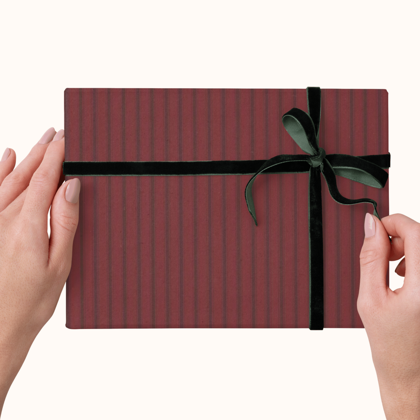 Red Stripe Wrapping Paper