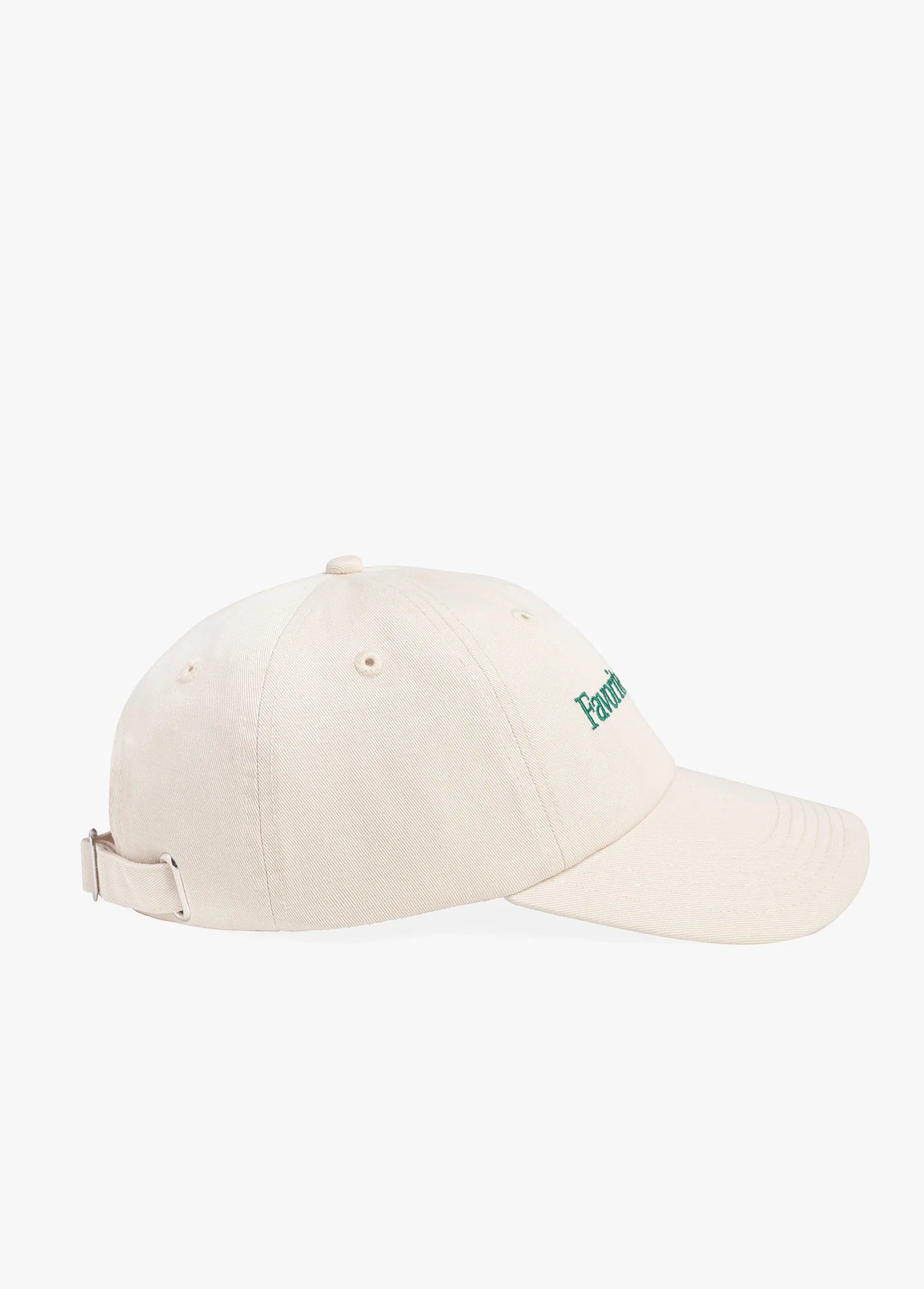 Classic Logo Baseball Hat - Cream/Green - Favorite Daughter
