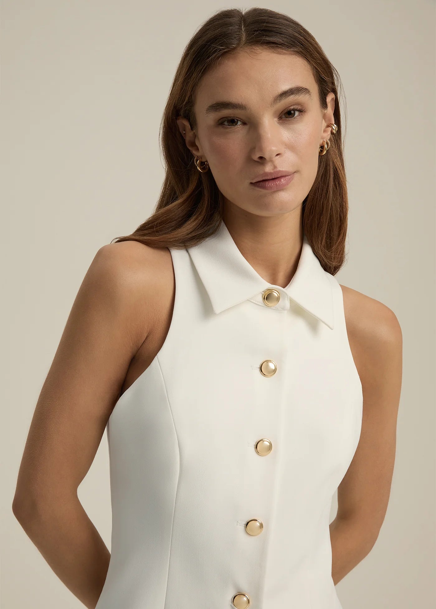 The Uptown Girl Dress - White - Favorite Daughter