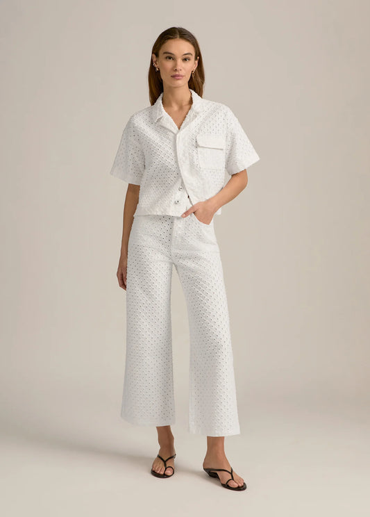 The Masha Super High Rise Bottoms - White - Favorite Daughter