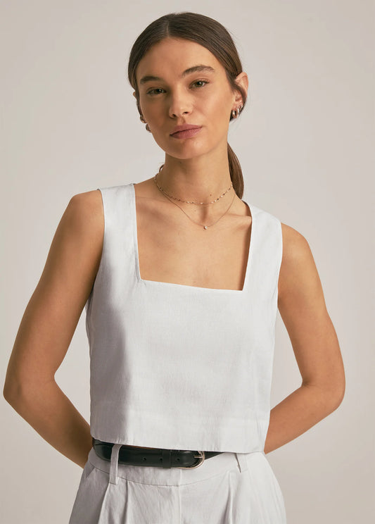 The Abby Top - White - Favorite Daughter