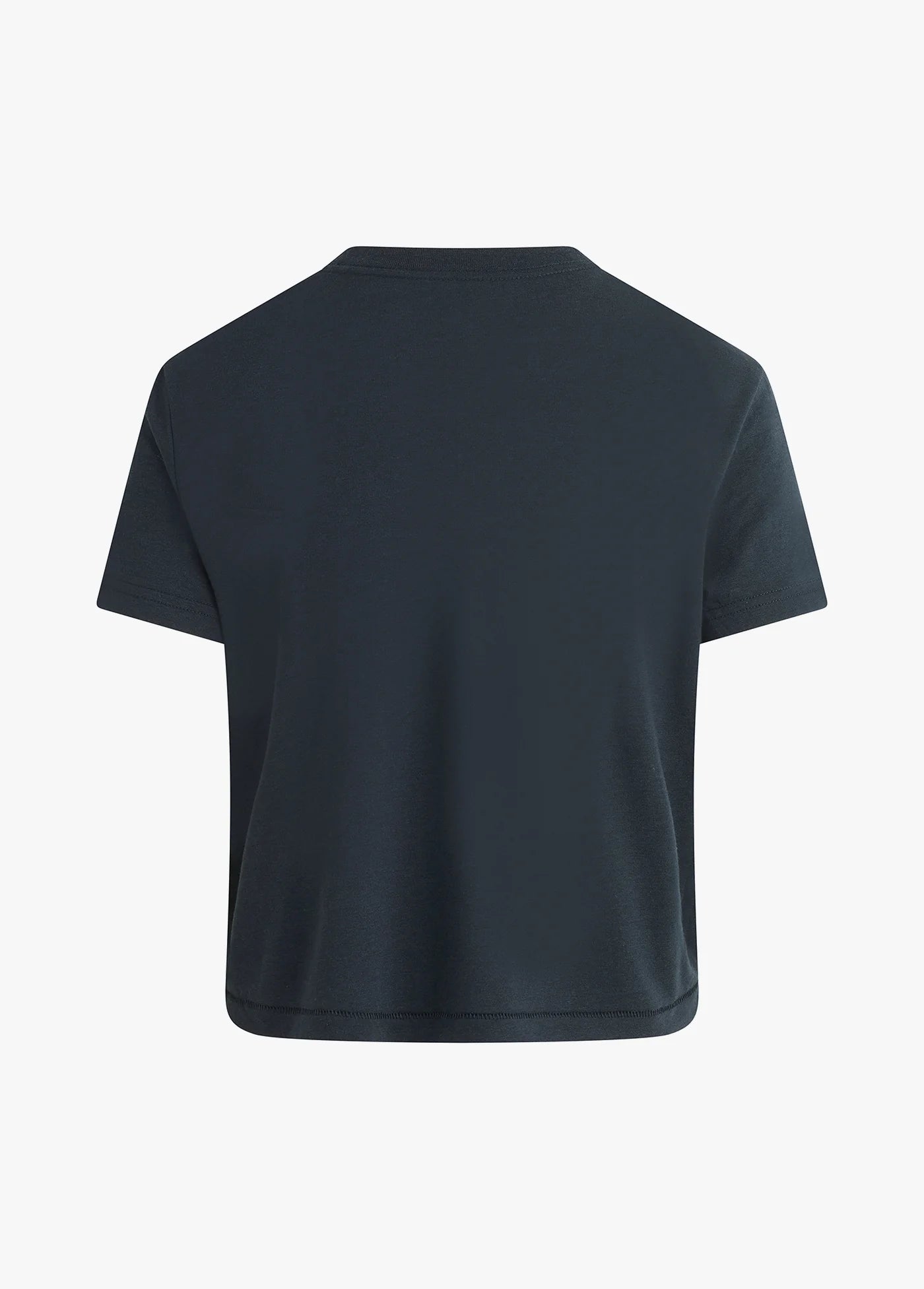 The Cropped Collegiate Tee - Navy - Favorite Daughter