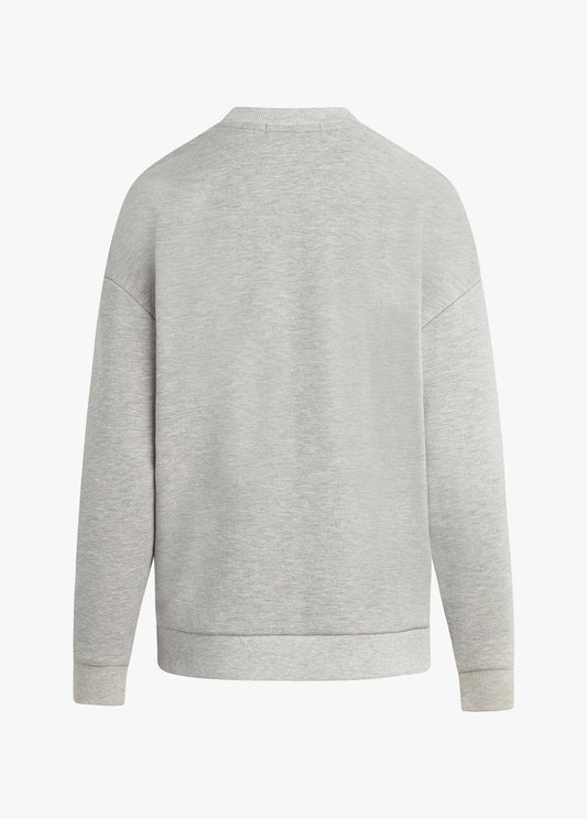 The Collegiate Sweatshirt - Grey/Navy - Favorite Daughter