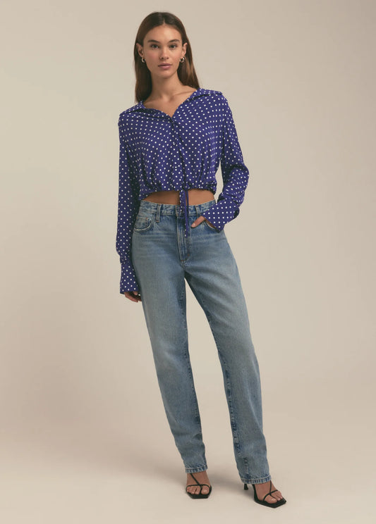 The Parker Top - Venetian Ditsy Dot - Favorite Daughter