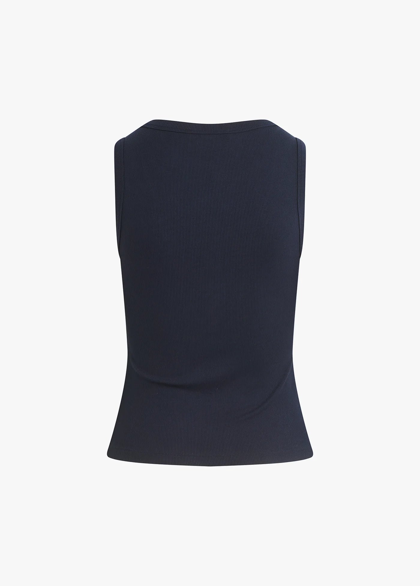 Ribbed Henley Tank - Navy - Favorite Daughter
