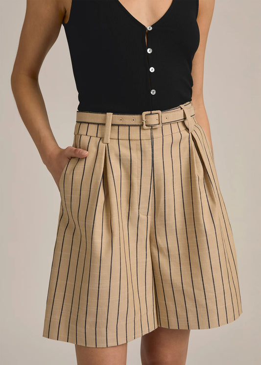The Miranda Short - Pinstripe - Favorite Daughter