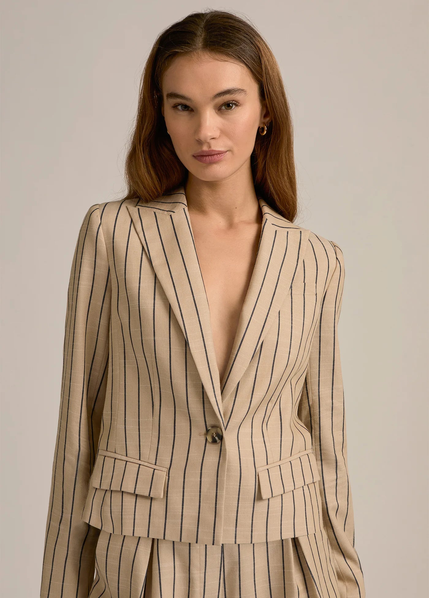 The Miranda Blazer - Pinstripe - Favorite Daughter