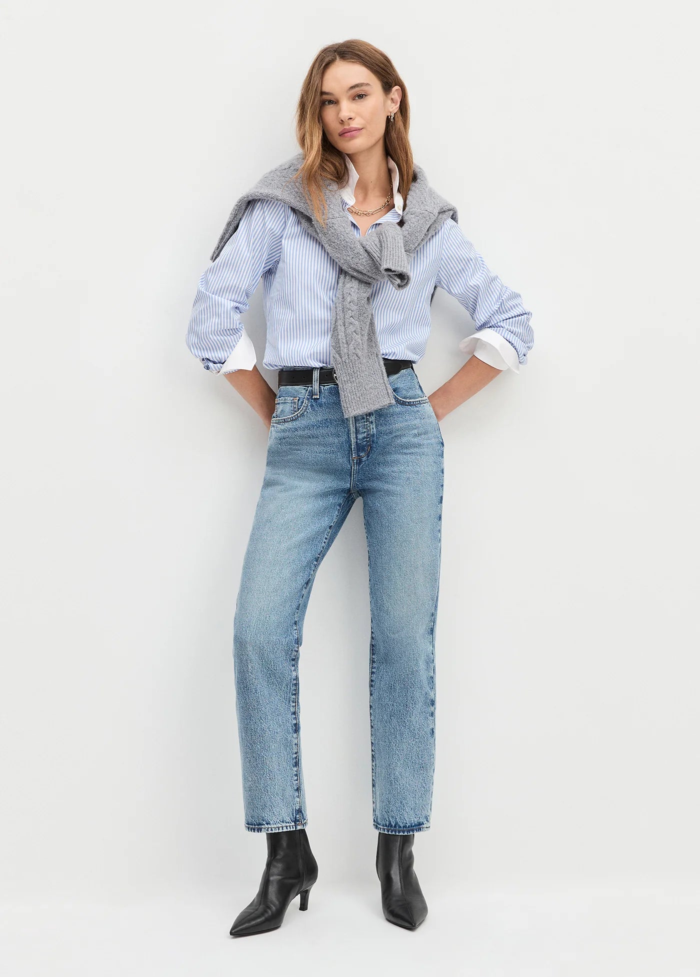 The Cuffed Statement Shirt - Favorite Daughter