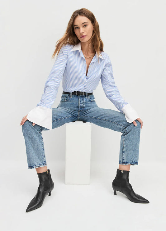The Cuffed Statement Shirt - Favorite Daughter