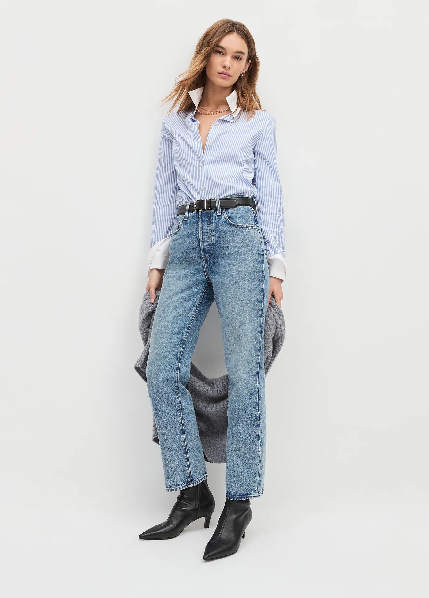 The Cuffed Statement Shirt - Favorite Daughter