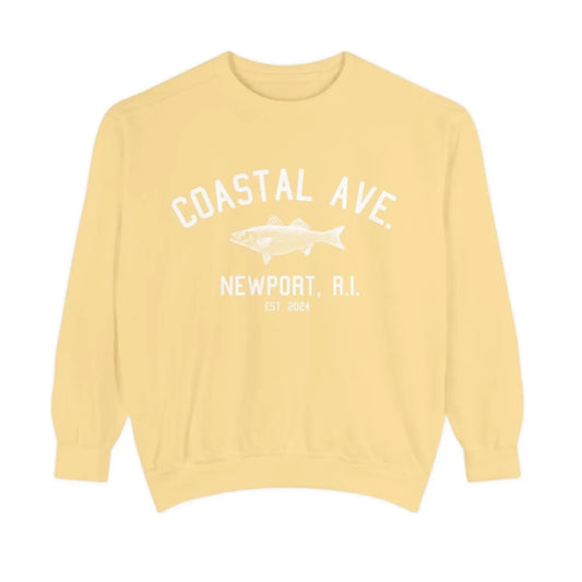 Coastal Ave Crewneck Sweatshirt - Butter