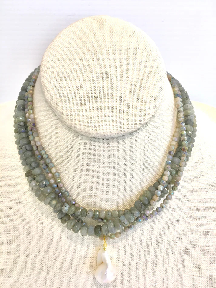 Karin Necklace - Labradorite - In2Design