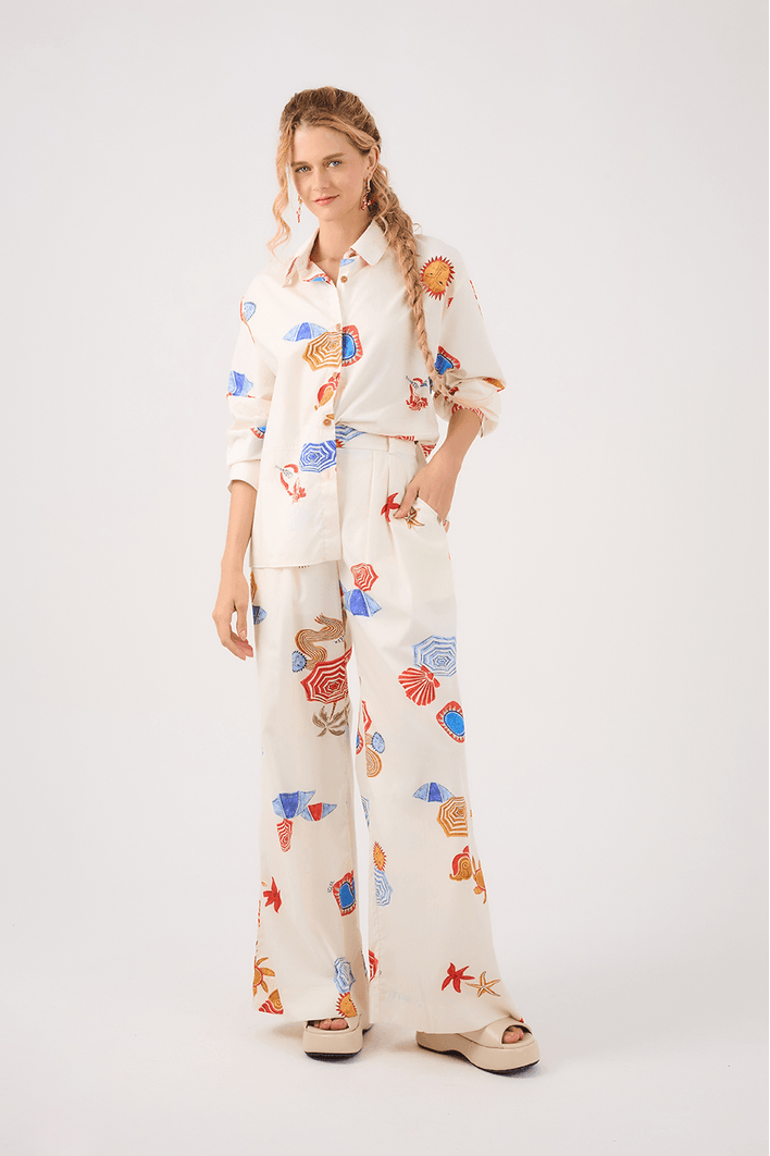 Sun Print Shirt - Dress To Rio