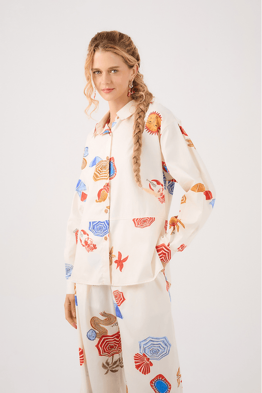 Sun Print Shirt - Dress To Rio