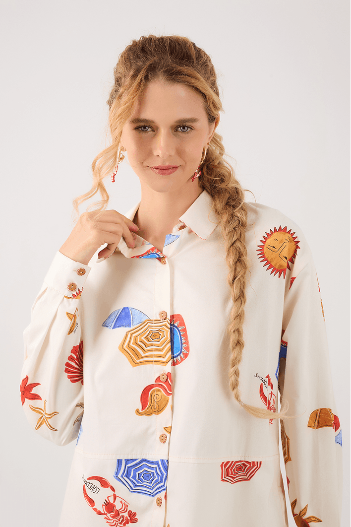 Sun Print Shirt - Dress To Rio