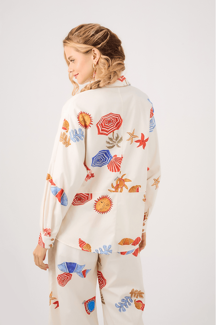 Sun Print Shirt - Dress To Rio